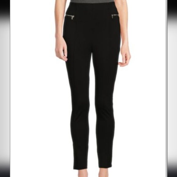 NWT Calvin Klein Black Slim Fit Ankle Pants - Size 2 - Picture 6 of 7